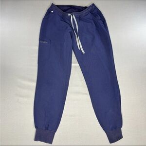 FIGS Scrubs Womens Small Technical Collection Navy Blue Joggers Pants Medical S